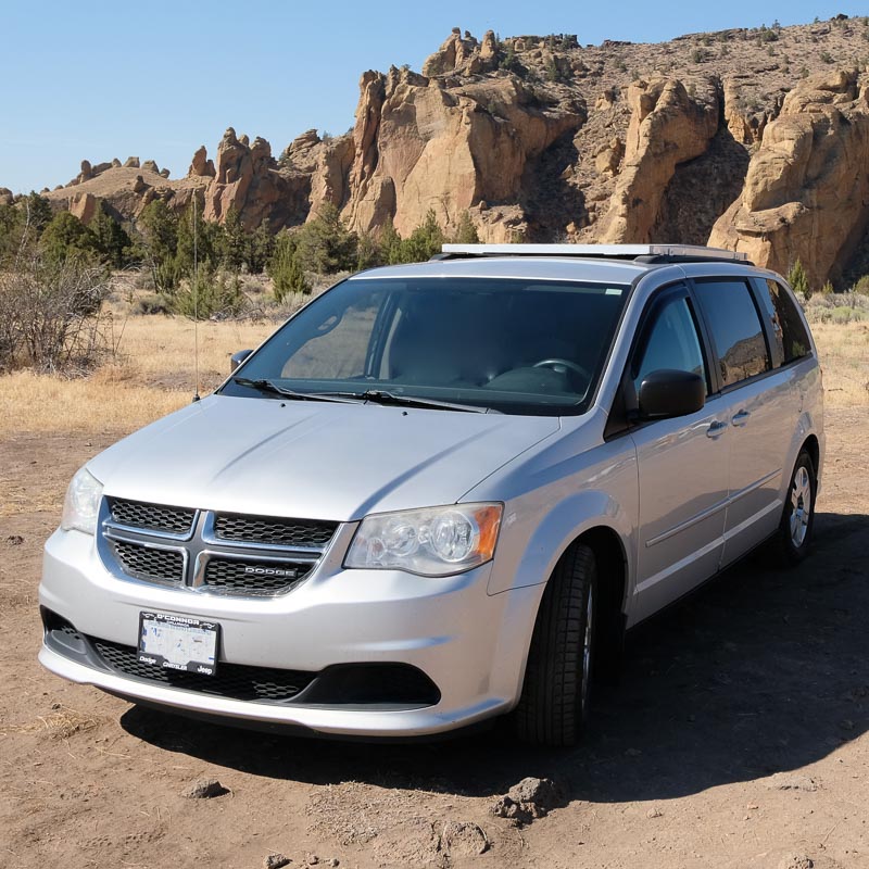 Insulated blackout window covers for Grand Caravan
