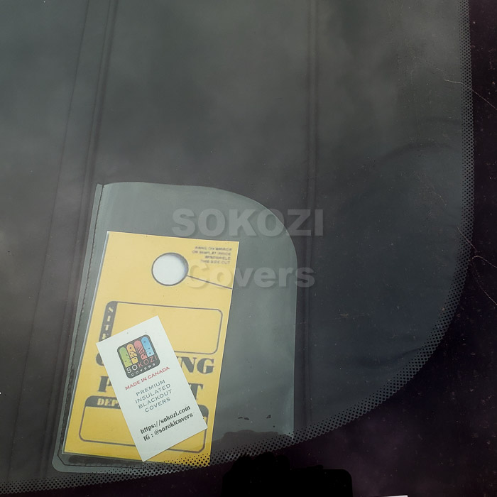 Living In A Bubble RAM Promaster Window Covers - 2014+ Blackout Shades With Magnets (Driver/Passenger Side)